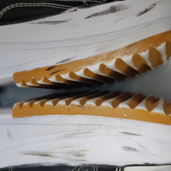 Colors Fashion Moda Black &White Leather Women's Boots Converse Size 7.5 - Picture 9 of 12